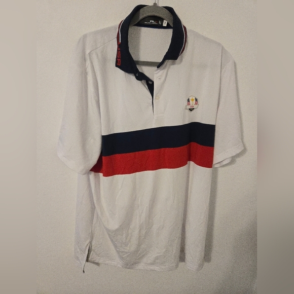 Polo Ralph Lauren Other - Ralph Lauren U.S. Ryder Cup Uniform Polo Shirt Mens Size Large 2023 USA RLX